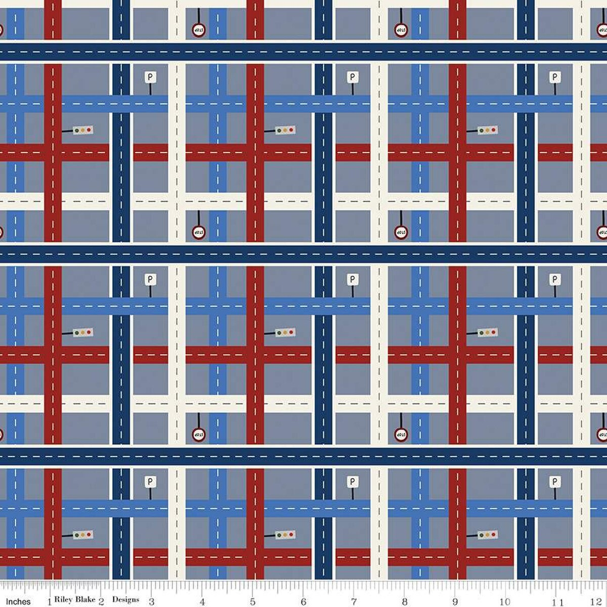 It Takes a Village Crossroads Plaid Smoke Riley Blake Design - Sold by The YARD!