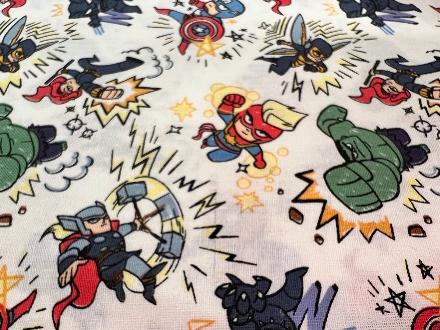 Marvel Creative Springs Kapow - Fabric by the Yard, 100 percent cotton … Sold by the Yard!