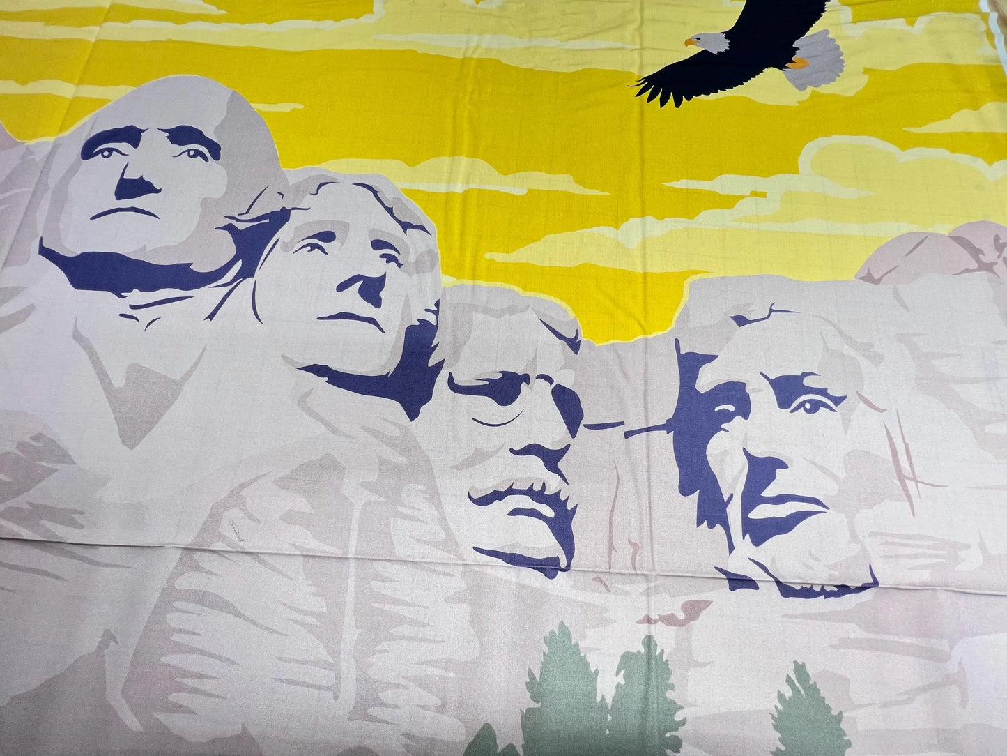 MT RUSHMORE National Parks Poster Panel - 36"x43.5", Digitally Printed - 100 percent cotton … Sold by the Yard!