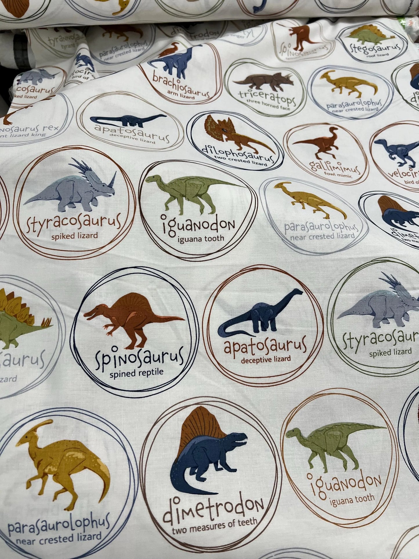 Cretaceous Main Cream Riley Blake Designs Sold by the yard only! Blender Fabric