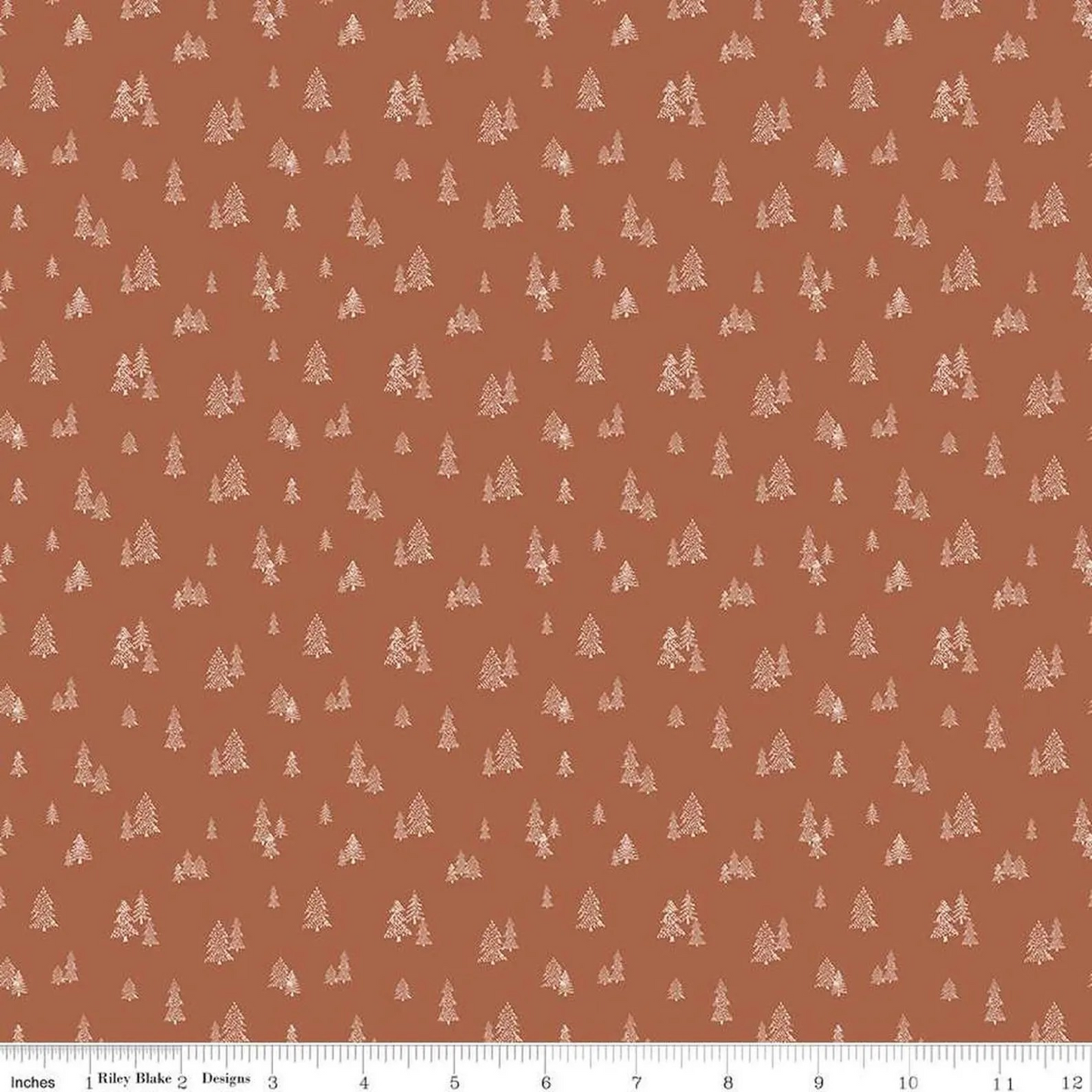 'Round the Mountain Pinpoint Pines Cinnamon - Riley Blake Designs - Sold by the yard only! Blender Fabric (Copy)