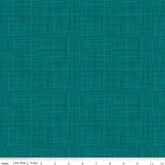 Grasscloth Cottons Dark Teal C780-DARKTEAL Riley Blake Designs Sold by the YARD