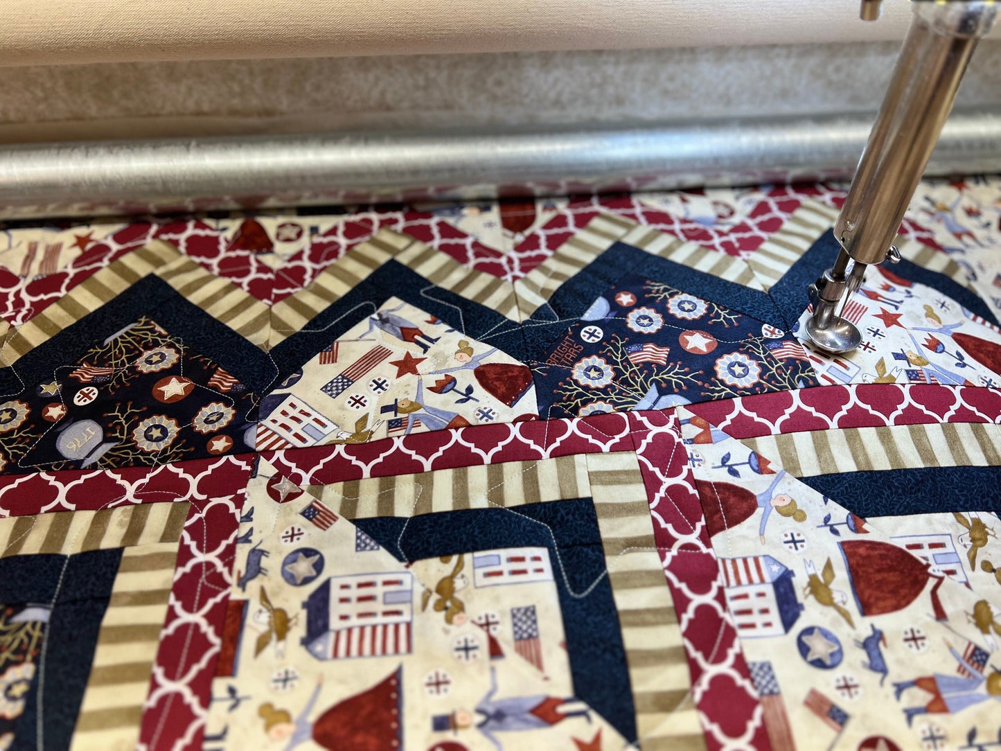 Longarm Quilting Services - $5 deposit - Edge to Edge quilting 0.018 cents per square inch