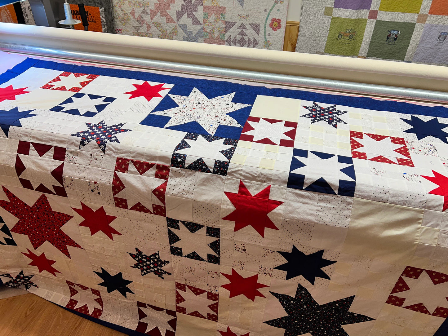 Longarm Quilting Services - $5 deposit - Edge to Edge quilting 0.018 cents per square inch