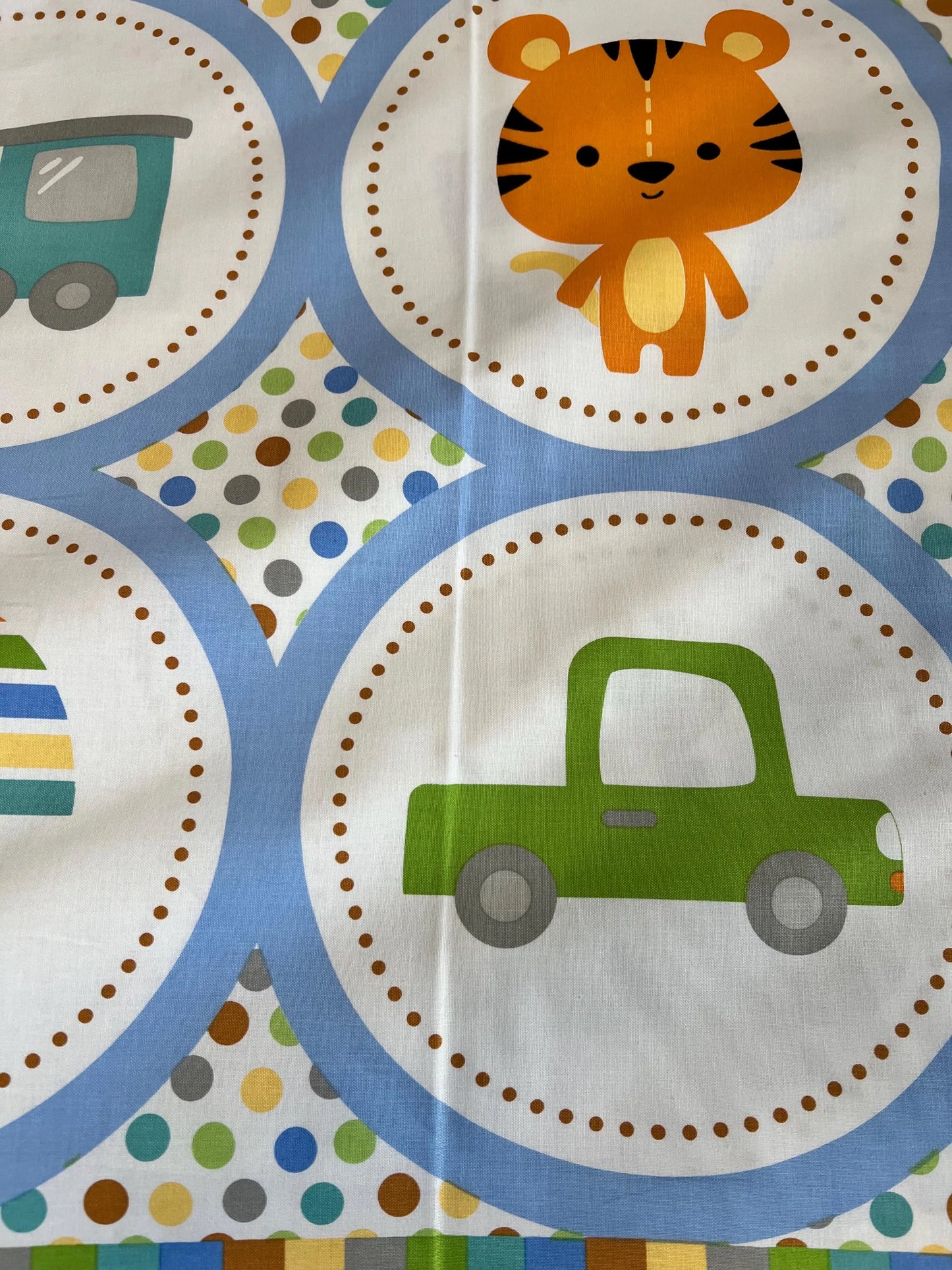 Special Delivery Boys Riley Blake Panel -  100% Cotton Fabric.      Sold by the yard only!