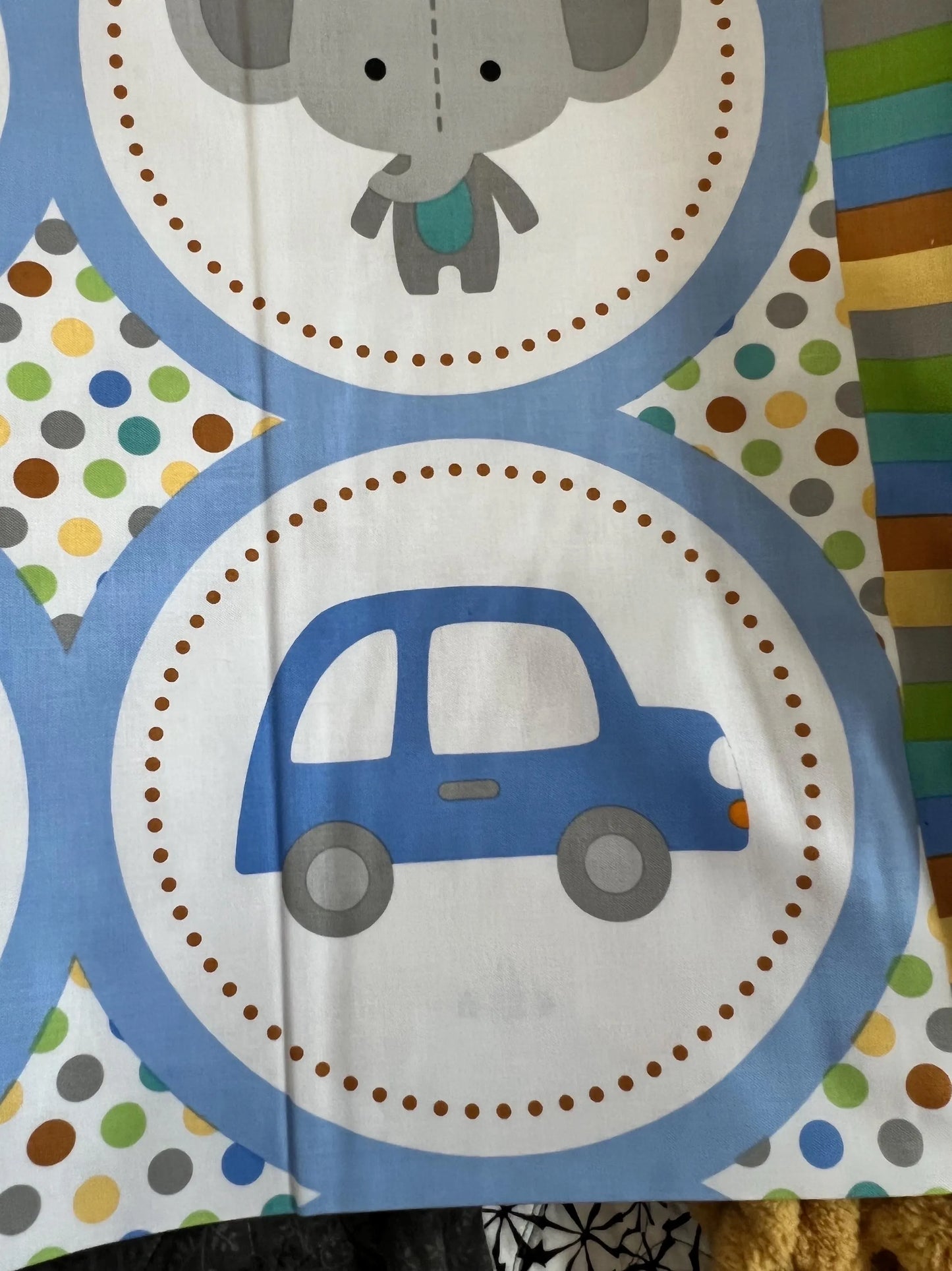 Special Delivery Boys Riley Blake Panel -  100% Cotton Fabric.      Sold by the yard only!