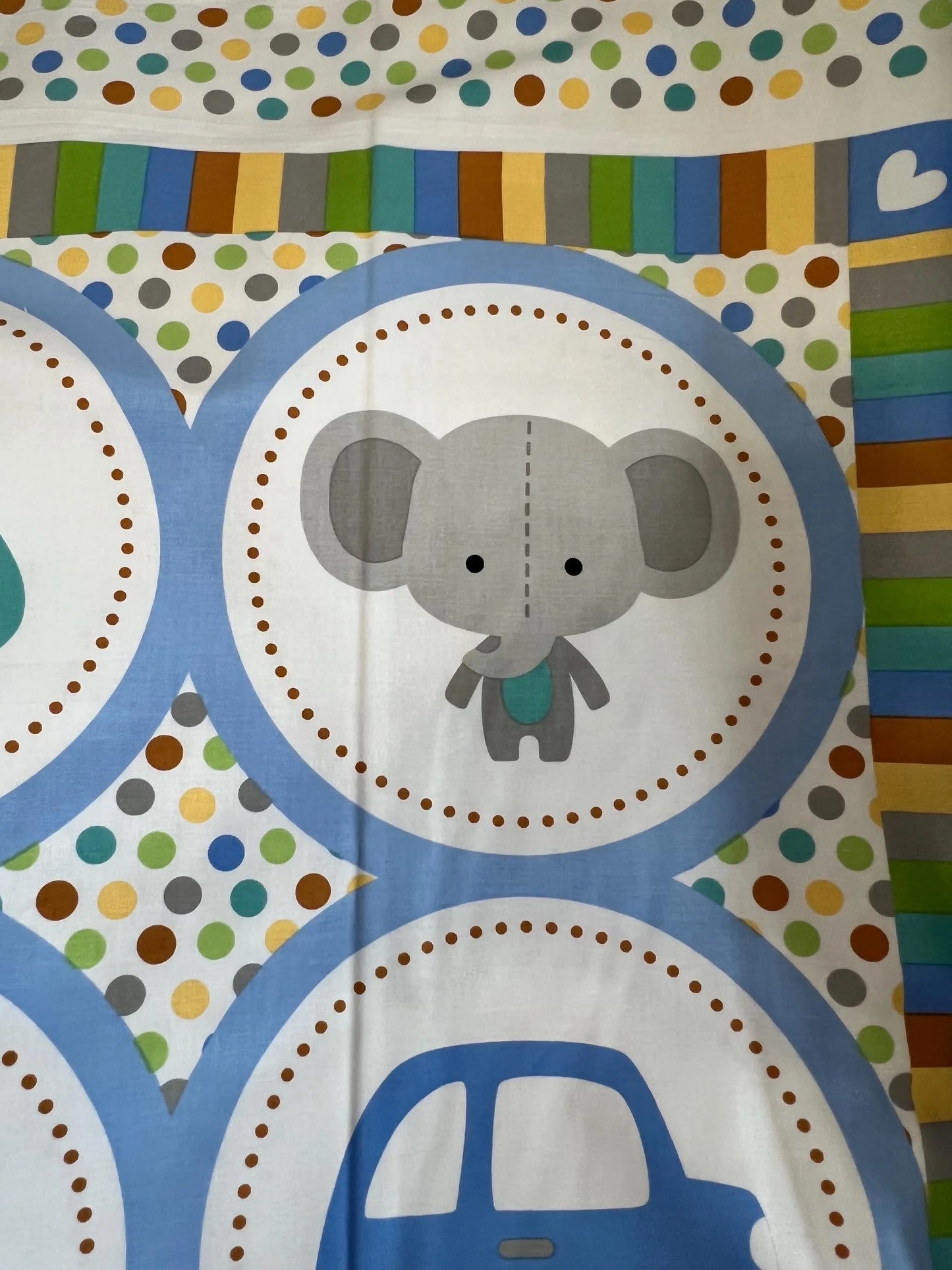 Special Delivery Boys Riley Blake Panel -  100% Cotton Fabric.      Sold by the yard only!