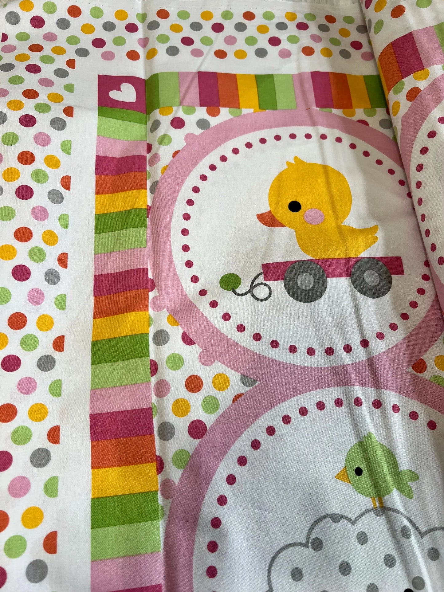 Bundle of Joy Girls Riley Blake Panel -  100% Cotton Fabric.      Sold by the yard only!