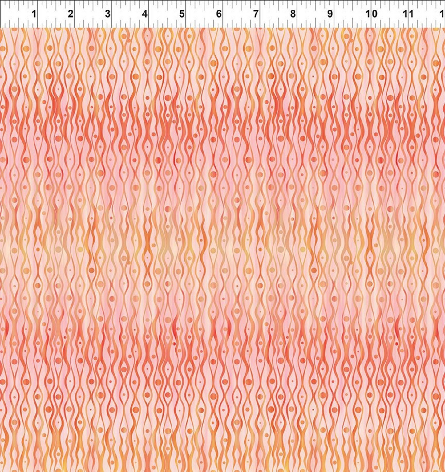 Garden of Dreams II Bubbles Coral #10JYR1 Sold by the yard Blender Fabric