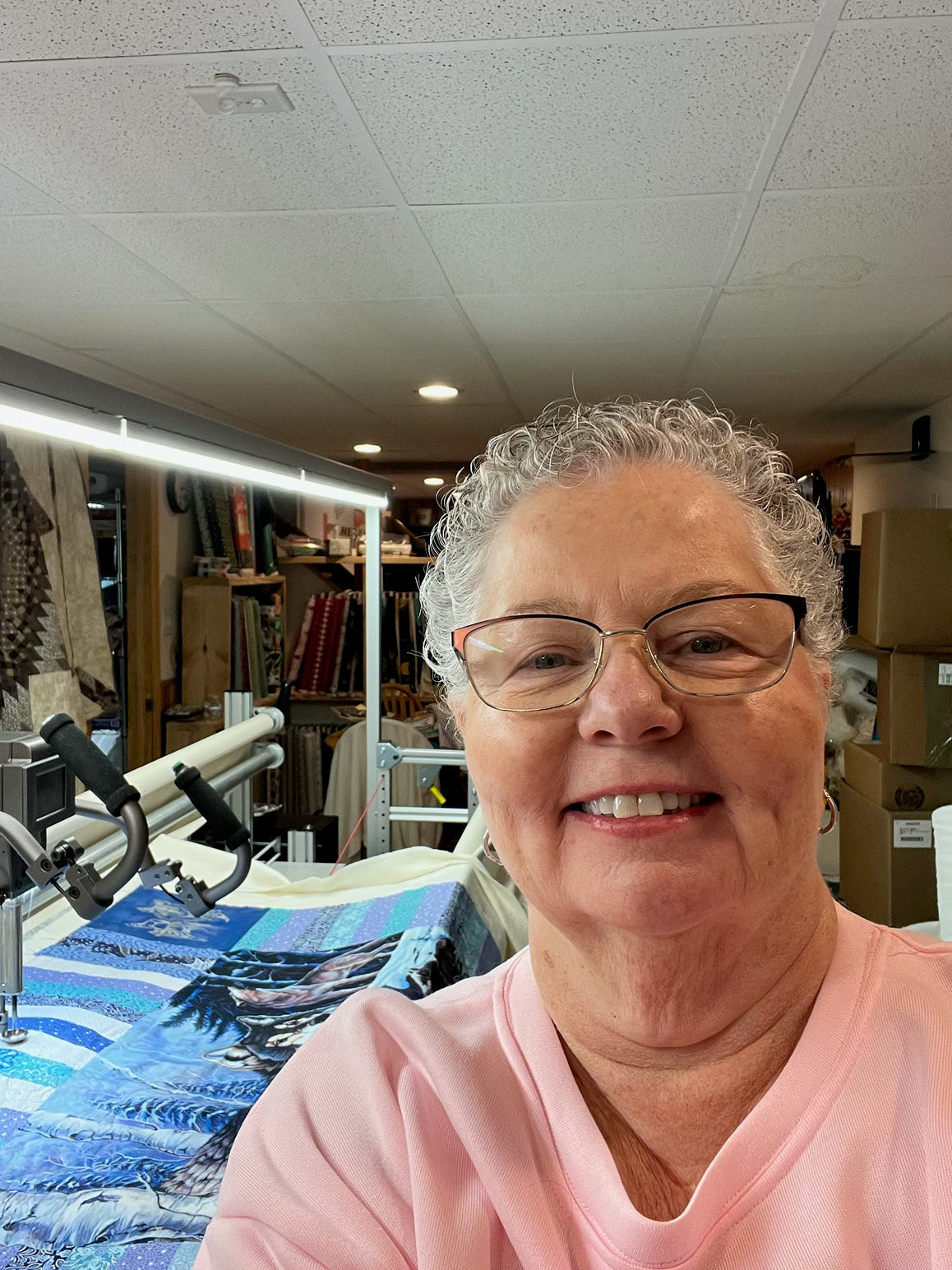 Longarm Quilting Services - $5 deposit - Edge to Edge quilting 0.018 cents per